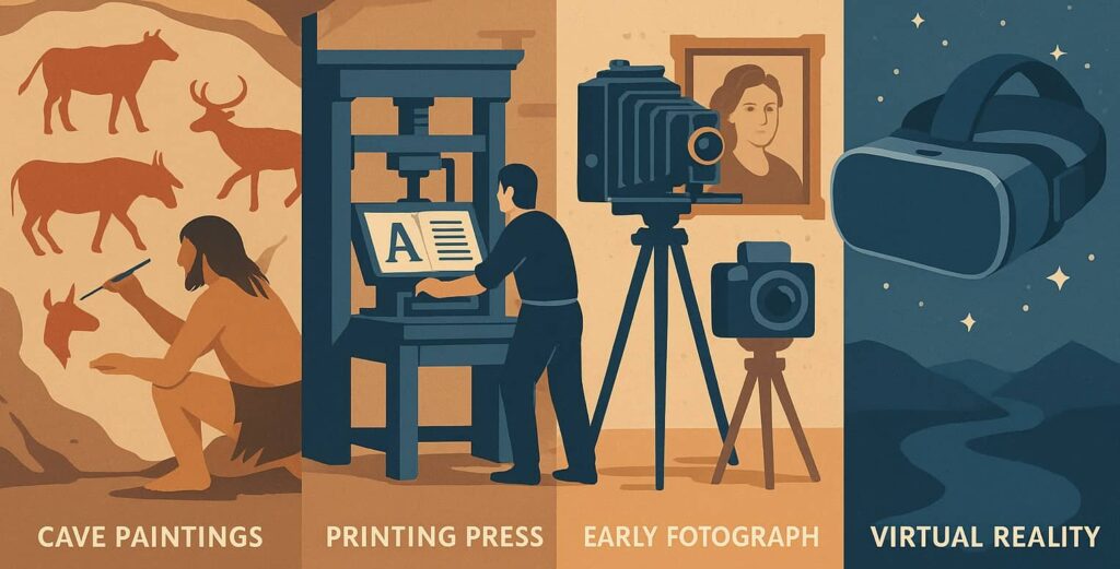 TMT؛ معمار زیستجهان جدید انسان Exploring Visual Technologies Through History TMT؛ معمار زیستجهان جدید انسان